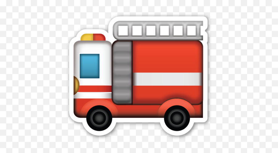 Fire Engine - Firetruck Emoji,Emoji Fire