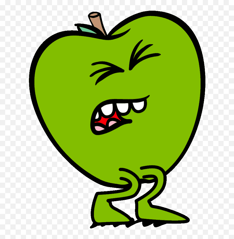 Freeuse Library Gif Png Files - Jolly Rancher Clip Art Green Apple Emoji,Oh My God Emoticon