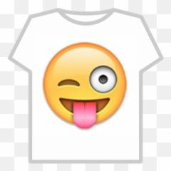 Funny Emoji - One Eye Open Tongue Out