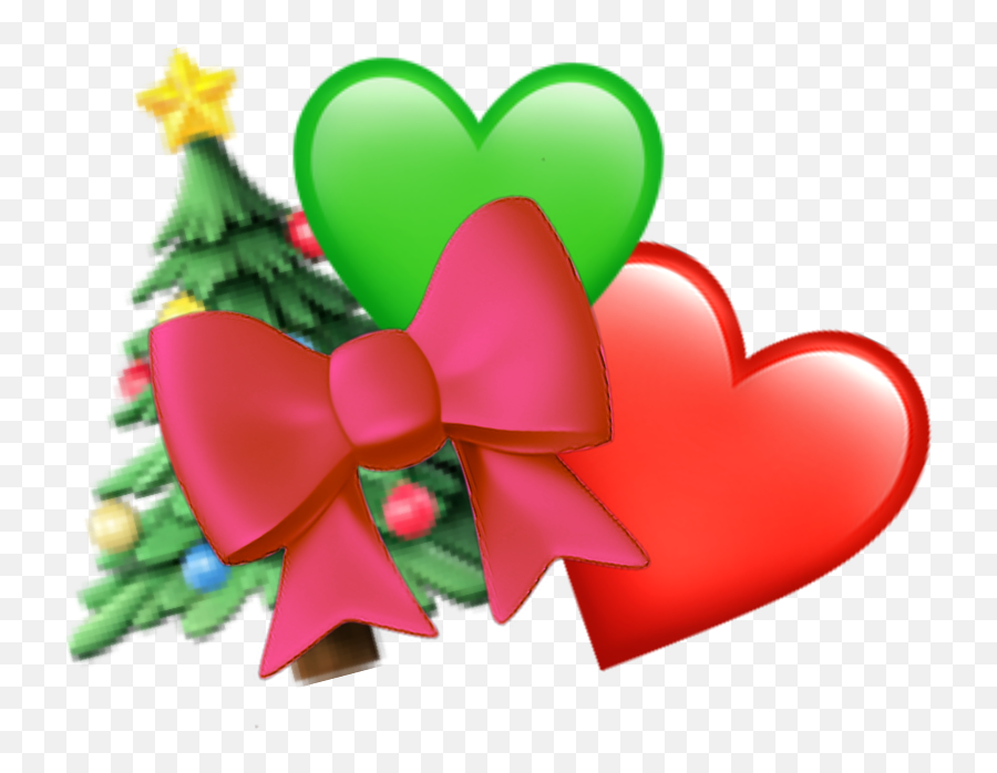 Christmas Emoji - Heart,Christmas Emojis