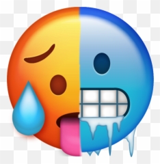 Free - Iphone Cold Emoji Transparent Png,Brrr Emoji