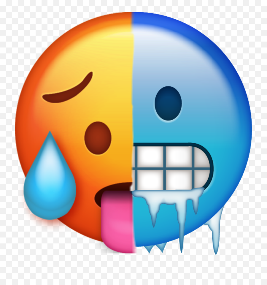 Free - Iphone Cold Emoji Transparent Png,Brrr Emoji
