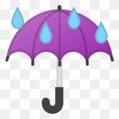 Rain Drops Free Icon Of Noto Emoji - Umbrella