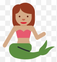 Mermaid Emoji Transparent Png Clipart Free Download - Mermaid Emoji Copy And Paste,Meditation Emoji