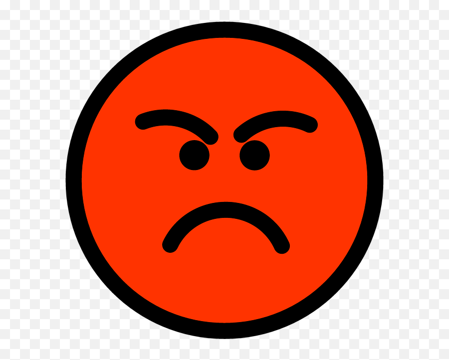 Emoji Emoticon Anger Angry Expression - Anger Post,Emoji