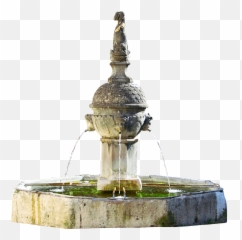 Fountain Sculpture Water - Fuentes De Agua Png Emoji