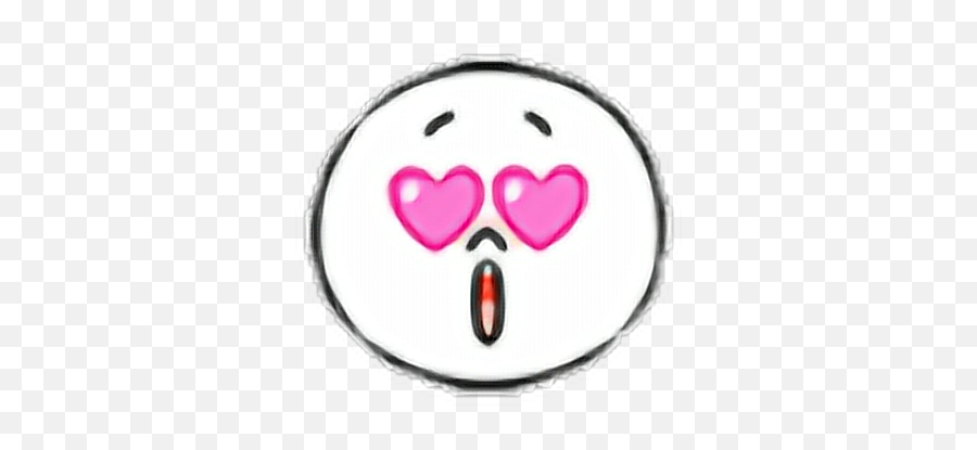 Kawaii Cute Pink Heart Love Love Emoji - Cartoon,Cha Cha Emoji