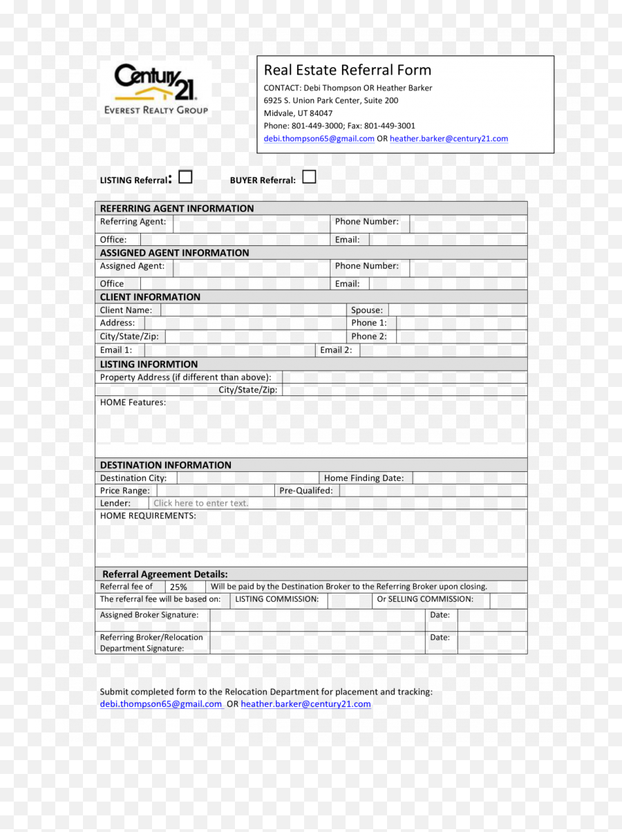 Referral Form Template Free Medical - Screenshot Emoji,Free Real Estate Emojis