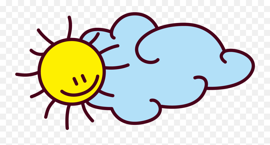 Library Of Sun Clouds Picture Transparent Library Png Png - Clouds And Sun Clipart Emoji,Clouds Emoji
