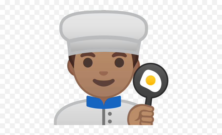 Man Cook Emoji With Medium Skin Tone Meaning And - Cook Emoji,Cook Emoji