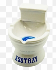 Toilet Asstray Ceramic Ashtray - Emoji