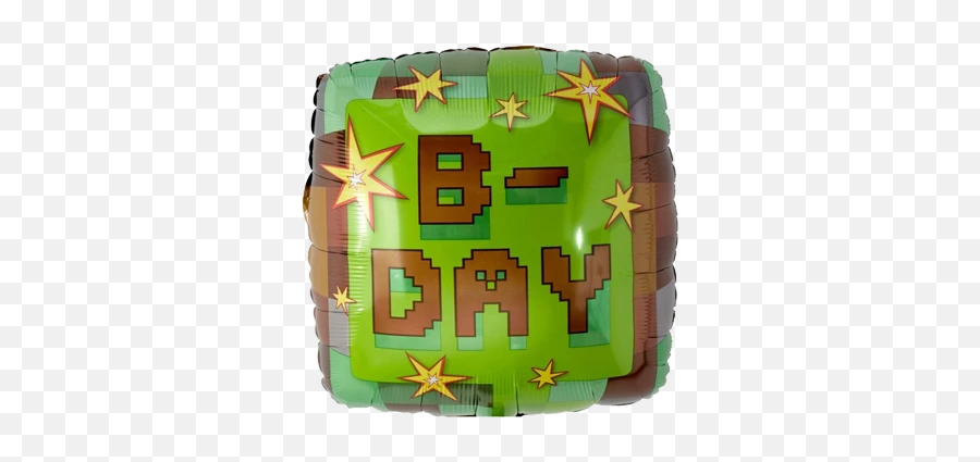 Tnt Minecraft B - Day Foil Balloon Just Party Supplies Nz Fictional Character Emoji,Large Emoji Pillow
