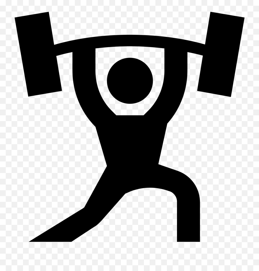 Pictures Of Weightlifting Icon - Fitness Logo Transparent Background Emoji,Weightlifting Emoji