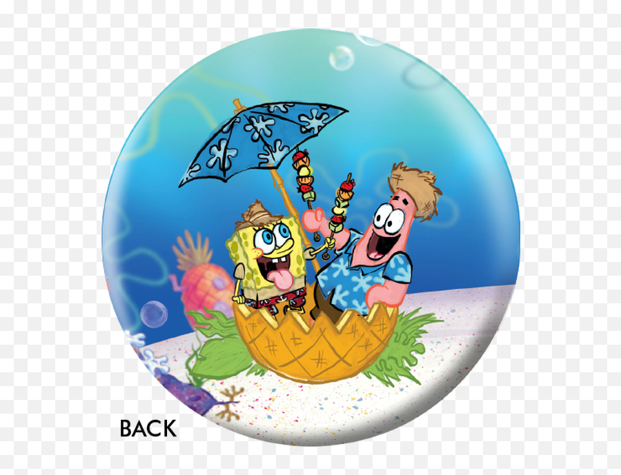 Ottb Spongebob Beach Party Bowling Ball - Spongebob Bowling Ball Emoji,Emoji Beach Ball