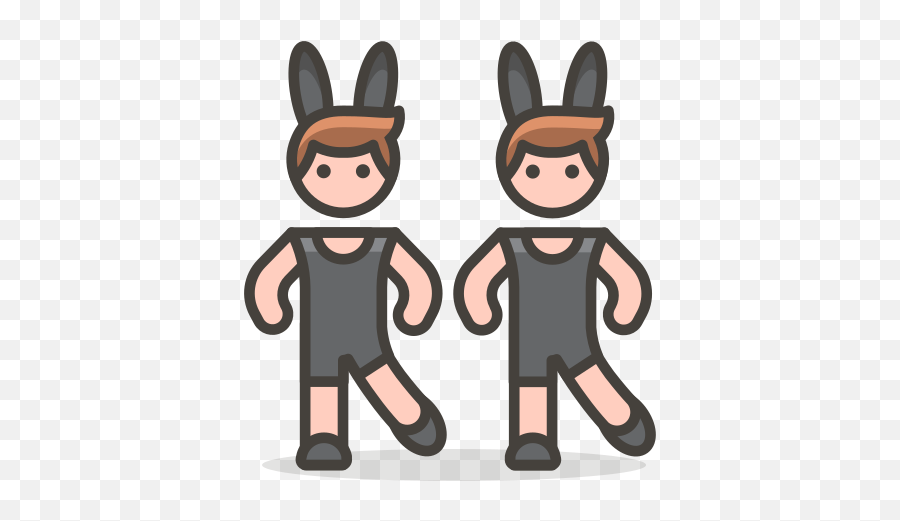 Men With Bunny Ears Free Icon Of 780 - Wildwoods Boardwalk Emoji,Emoji Ears