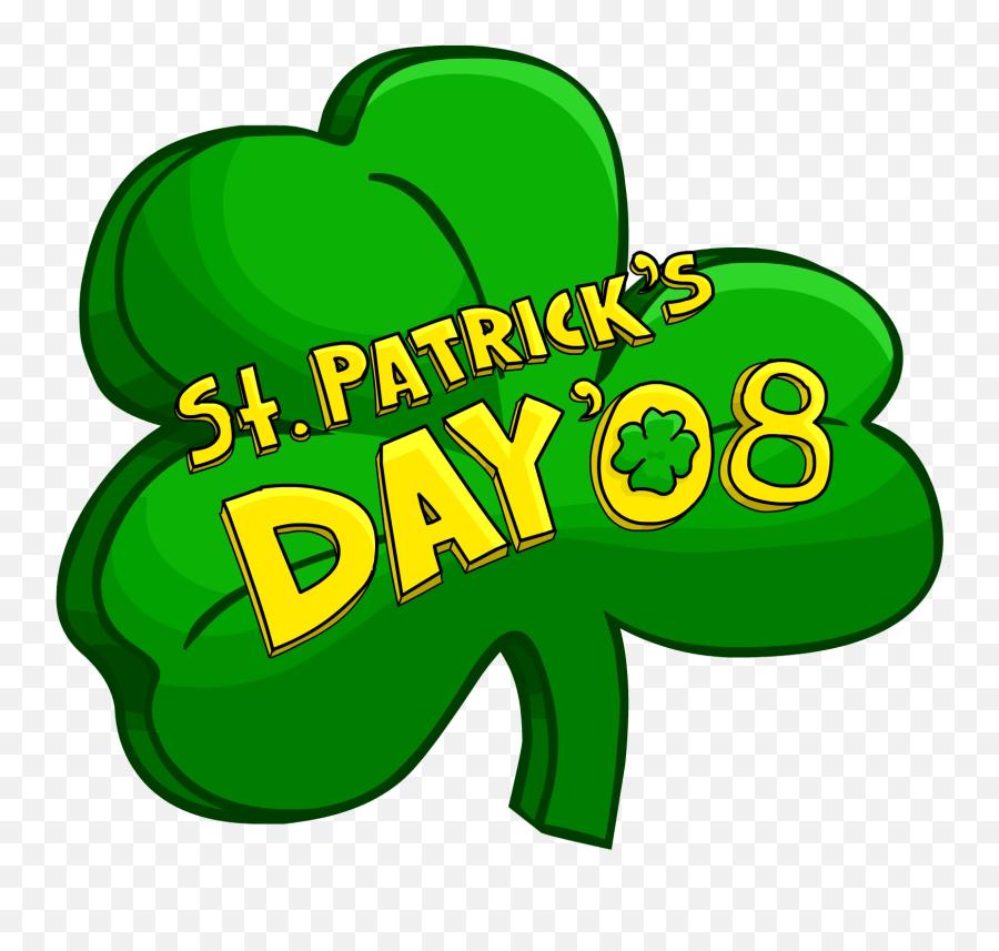 Day Party 2008 - Saint Patrick Day Club Penguin Emoji,St Patrick's Day Emojis