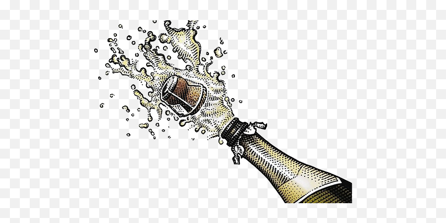 Download Champagne Popping Image Hq Png - Champagne Bottle Popping Illustration Emoji,Champagne Emoji Png
