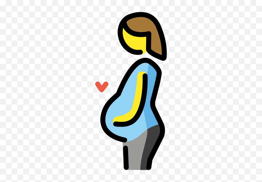 Pregnant Woman - Clip Art Emoji,Pregnant Emoji
