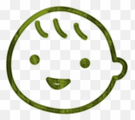 Smiley Baby Clipart - Cartoon Face Transparent Png Emoji