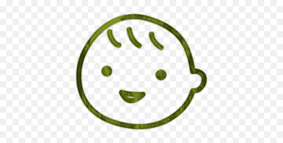 Smiley Baby Clipart - Cartoon Baby Face Transparent Png Emoji,Baby Emoticon