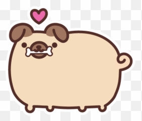 Love Stickers - Pugsheen The Dog Emoji