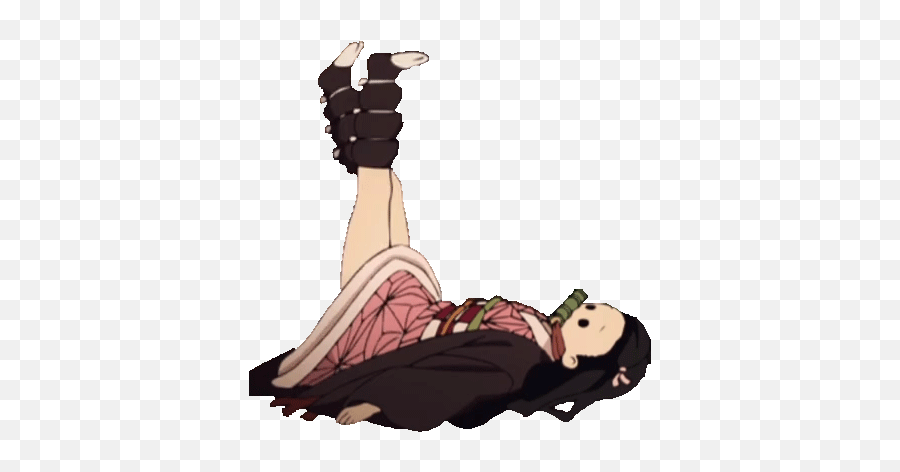 Nezuko Is Bored - Demon Slayer Discord Emotes Emoji,Worm Emoji