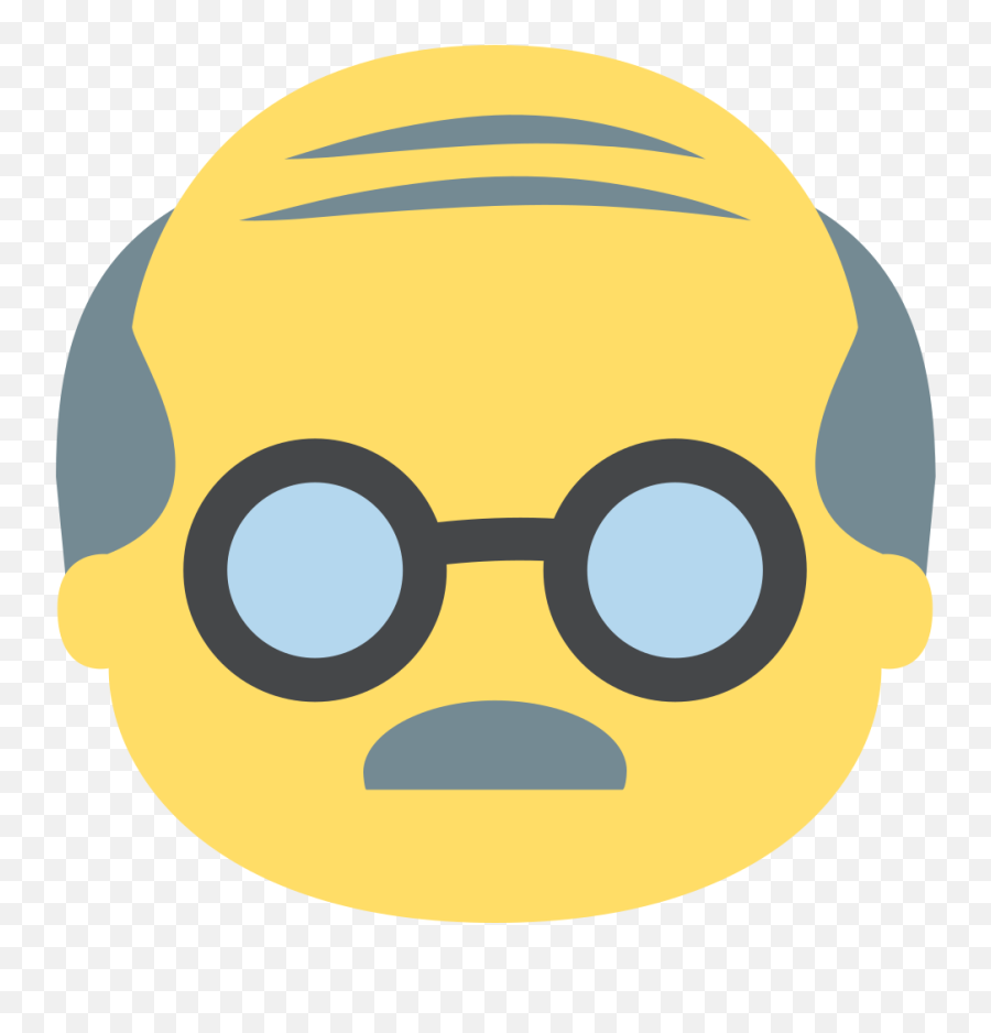 Emojione 1f474 - Sad Old Man Emoji,Birthday Emoji