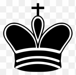 Chess King Meeple Black Game - Queen Symbol Emoji