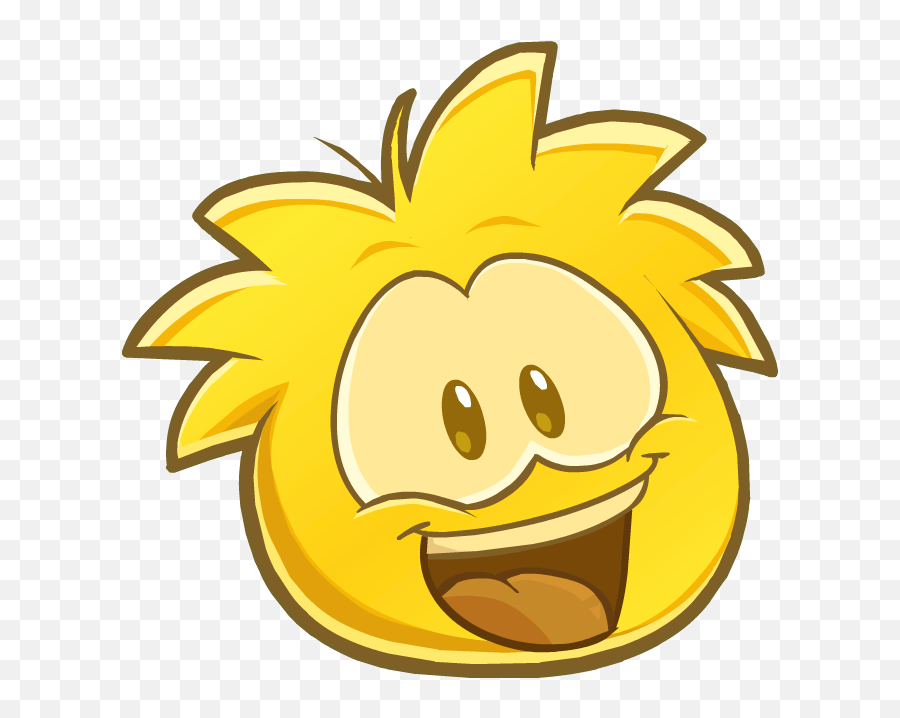 Emoticon Puffle Puffito Transparent - Club Penguin Puffle Dorado Emoji,Lista De Emojis