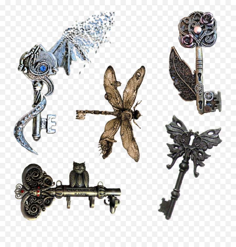 Stickercollage Key Antique - Insects Emoji,Old Key Emoji