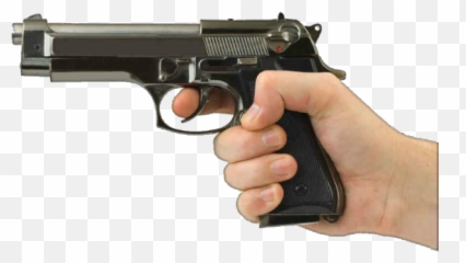 Handgun Transparent Png Clipart - Gun In Emoji