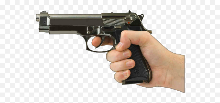 Handgun Hand Transparent Png Clipart - Gun In Hand Png Emoji,Handgun Emoji