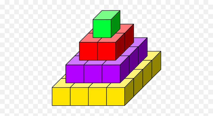 Cubes Pyramid - Cube Towers Emoji,Food Truck Emoji