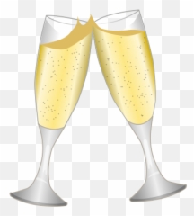 Champaign Clipart Holiday Wine - Transparent Background Champagne Png Emoji