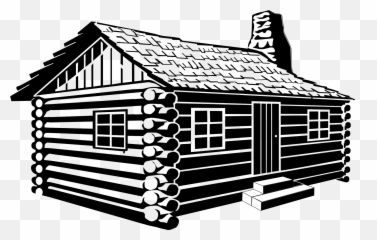 Log Cabin Vector Clipart Image - Emoji