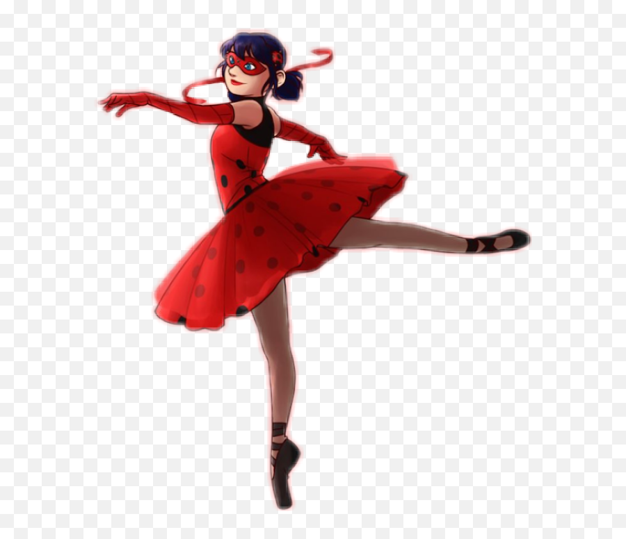 Ballerina Miraculous Ladybug Dance - Miraculous Ladybug Ballerina Emoji,Dancer Emoji Costume