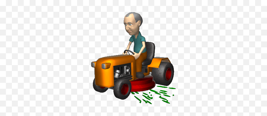 Lawn Mowing Stickers For Android Ios - Lawn Mower Animated Gif Emoji,Lawn Mower Emoticon