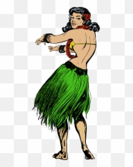 Bikini Dance Dancing Hula Pin - Hula Dancer Transparent Emoji,Dancing Girls Emoji