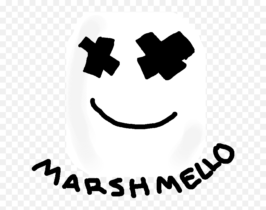 Marshmello - Smiley Emoji,Marshmello Emoticon