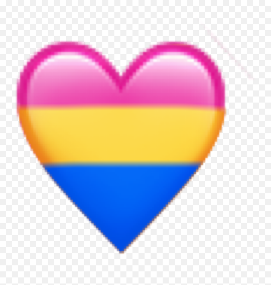Largest Collection Of Free - Toedit Pansexual Stickers On Picsart Heart Emoji,Pansexual Flag Emoji