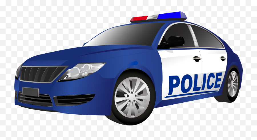 Transparent Police Car Png Clipart - Police Car Vector Free Emoji,Police Siren Emoji