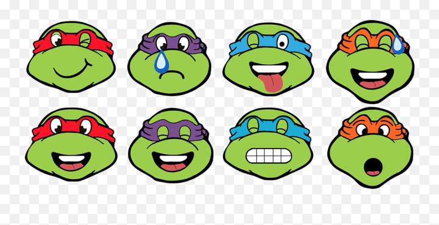 Graphic Design - Clip Art Emoji,Ninja Turtles Emoji