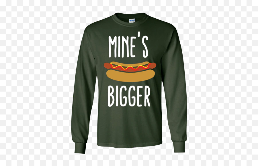 Mines Bigger Funny Hot Dog Emoji Shirt Weiner Cookout Roast,Weiner Emoji