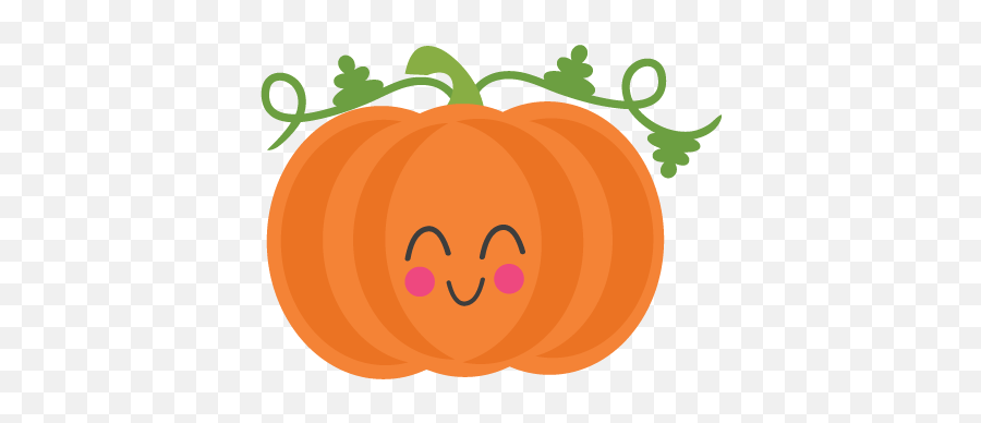 Cute Pumpkin Clipart Png - Cute Free Pumpkin Clipart Emoji,Emoji Pumpkin Faces