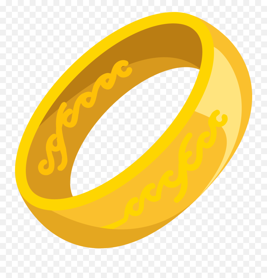 Lotr Ring Clipart - Lord Of The Rings Ring Cartoon Emoji,Lord Of The Rings Emoji