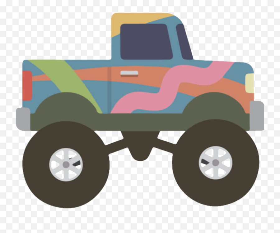 Trending Monster Truck Stickers - Illustration Emoji,Monster Truck Emoji