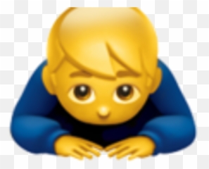 Eigentliche Bedeutung von Emojis Diese Smileys werden - Transparent Man Bowing