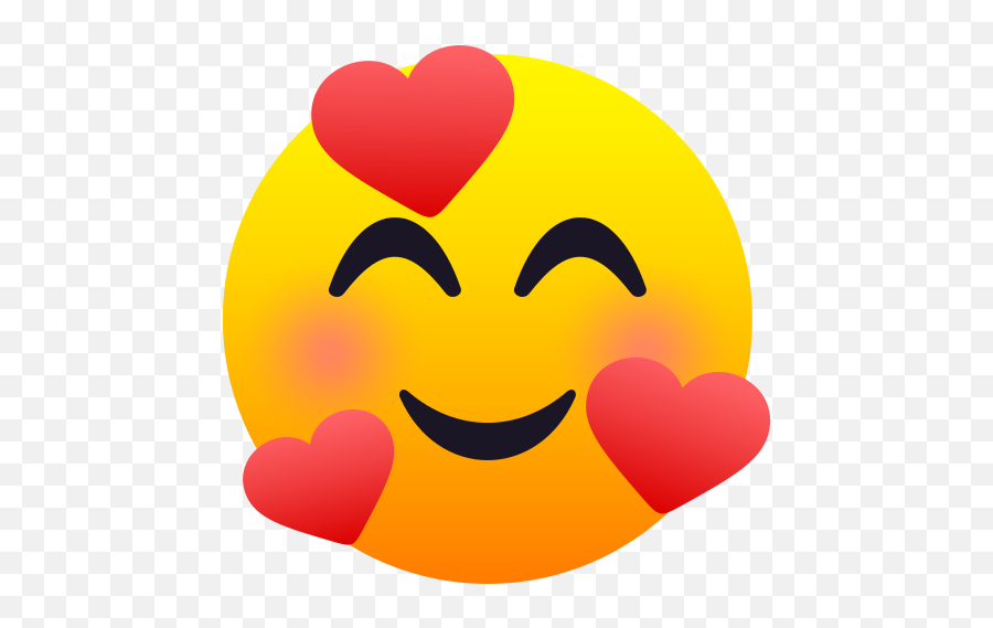 Emoji Una Cara Sonriente Con - Amoureux Emoji,Emoji Sonriente