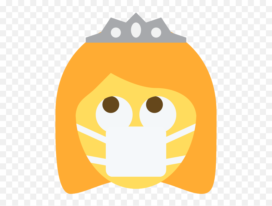 Emoji Face Mashup Bot On Twitter Princess Face - Happy,Rolling Eyes Emoji Png