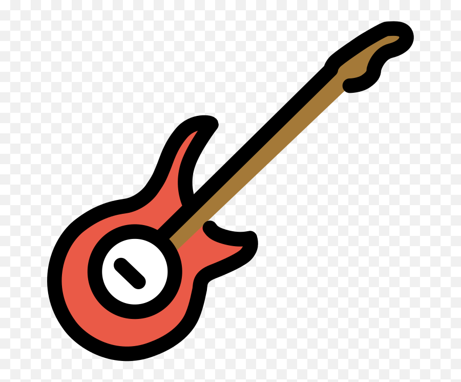Openmoji - Illustration Emoji,Emoji Guitar